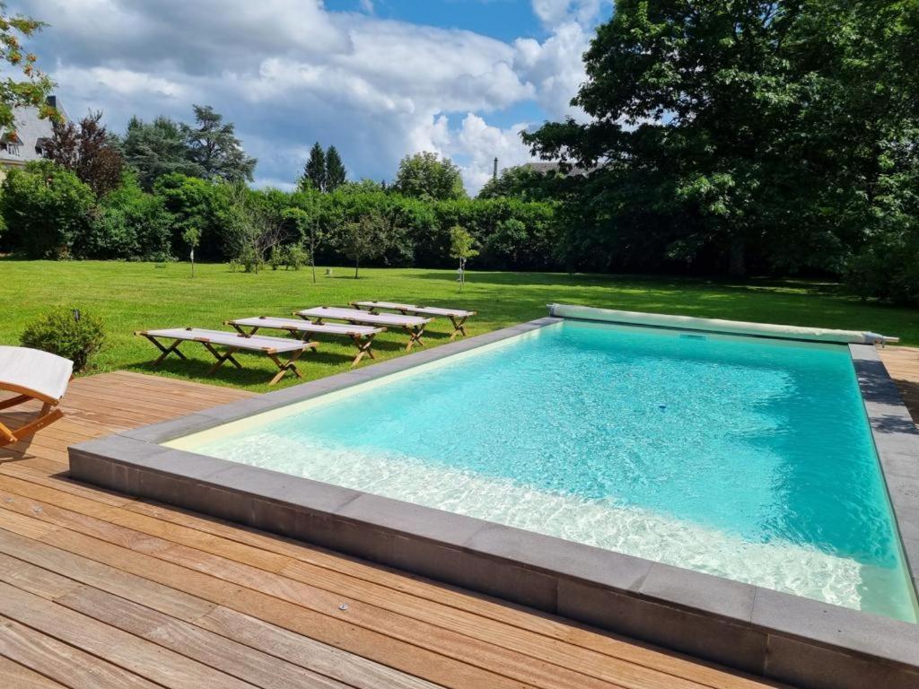 Villa Mura Gite Luxe Avec Piscine Et Spa Campagne Et Grand Air Nouvelle Aquitaine Correze Neuvic  Kültér fotó